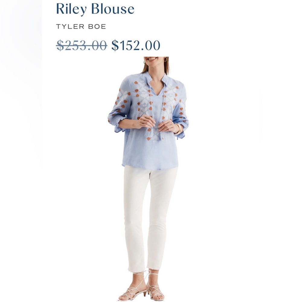 Tyler Boe Riley Embroidered Top - Picture 5 of 16